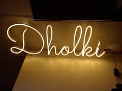 Dholki Neon Light