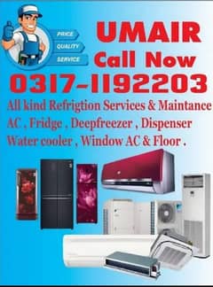 AC FRIDGE DEEP FREEZER WATER DISPENSER