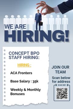 We are hiring ACA Fronters