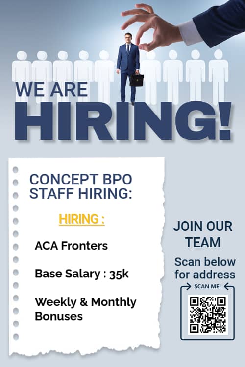 We are hiring ACA Fronters 0