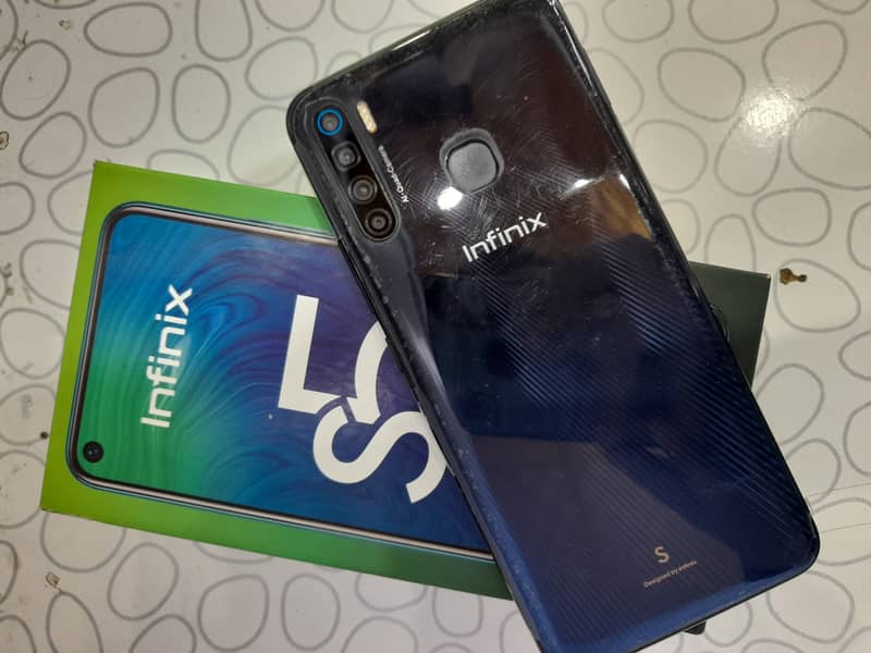 INFINIX S5 6GB 128GB SET CHARGER AND BOX 2