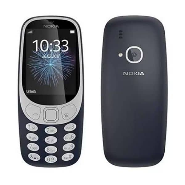 nokia 3310 I box Packed |Dual Sim | PTA Approved 0