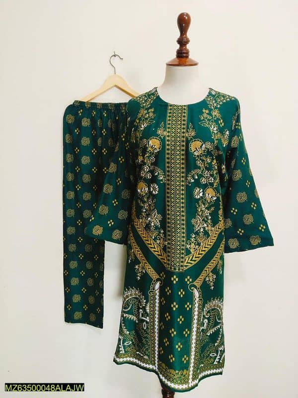 women's stitched lawn printed suit for sale free home delivery 1