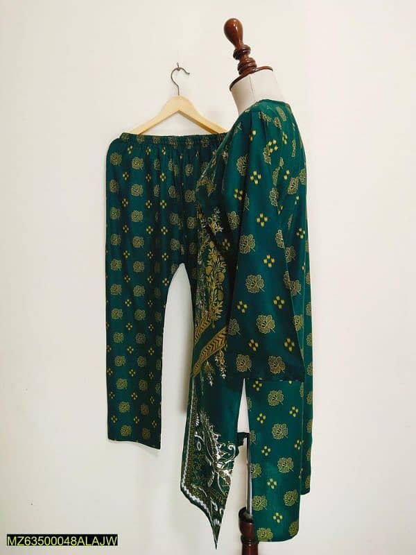 women's stitched lawn printed suit for sale free home delivery 3