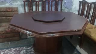 Dining Table with 6 chairs