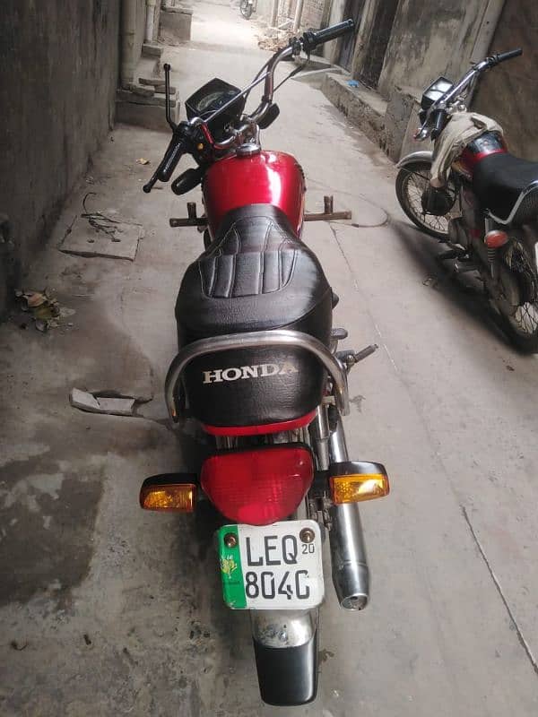 Honda cd70 in red colour 2020 model office use 3