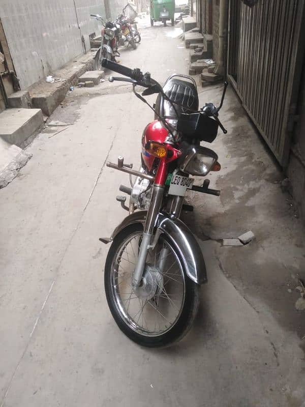 Honda cd70 in red colour 2020 model office use 4