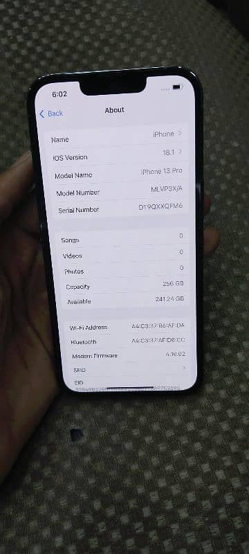 iphone 13 pro (256gb) dual pta approved 10 by 10 3