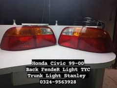 Honda Civic 99-2000 Back Light Trunk Lights Set