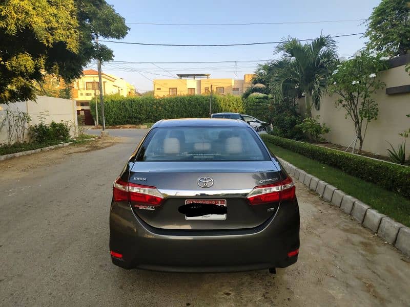 TOYOTA COROLLA GLI 1.3cc AUTO, MODEL 2017, ORIGINAL GUN METALLIC COLOR 4