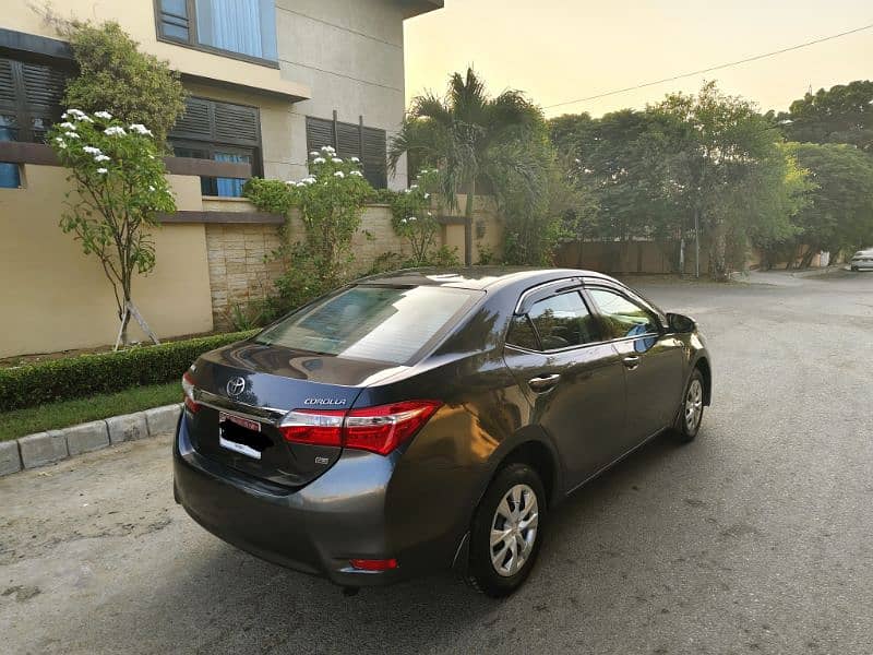 TOYOTA COROLLA GLI 1.3cc AUTO, MODEL 2017, ORIGINAL GUN METALLIC COLOR 5