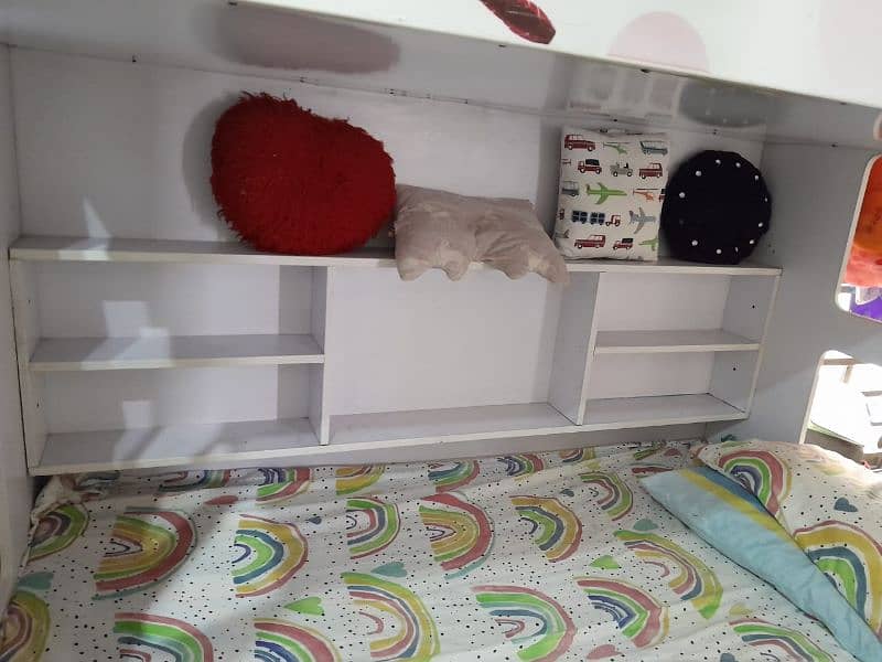 bunker bed for kids with 3 sleeper and matress 1