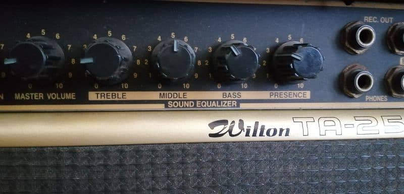 Wilton TA-2500 amplifier. distortion and gain built in 2