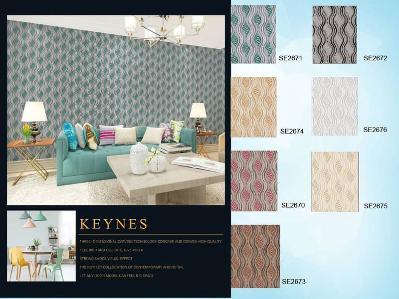 3D WallPaper Wall flex Sheet pvc Wall panel wall paper wpc Panel 9