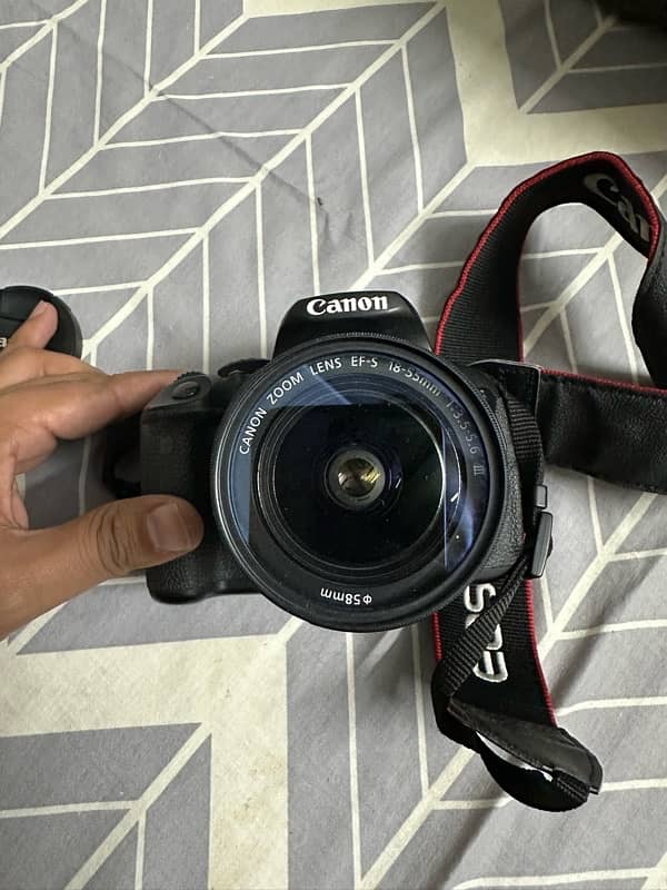 canon 700 D just like a new. very less use with 3 lenses 6