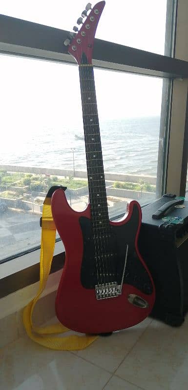 Flystar stratocaster style electric guitar 0