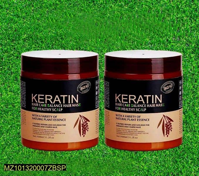 Pack of 2 Keratin Hair Mask, 500 ML 0