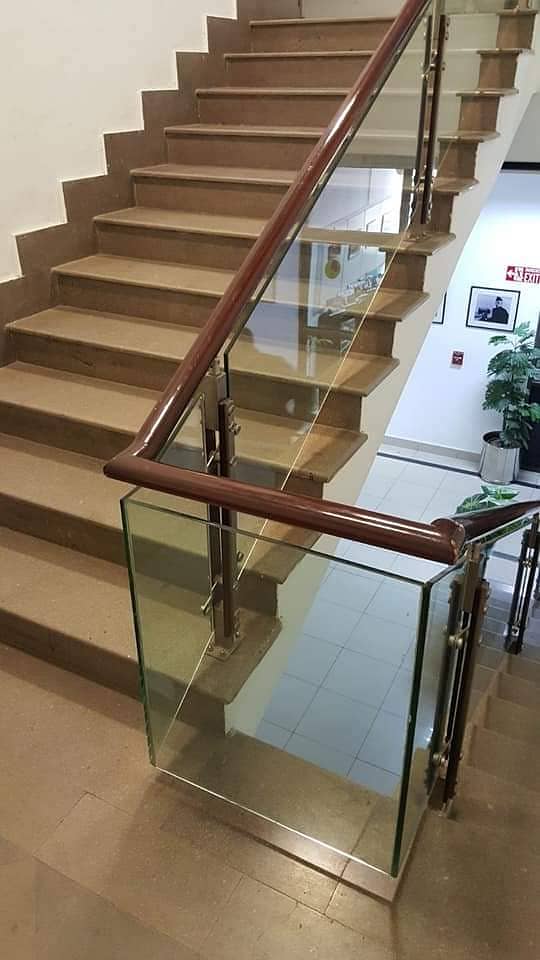 Glass railing / Modern glass railing / Balcony glass railing 2