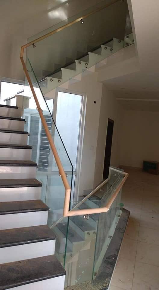 Glass railing / Modern glass railing / Balcony glass railing 4