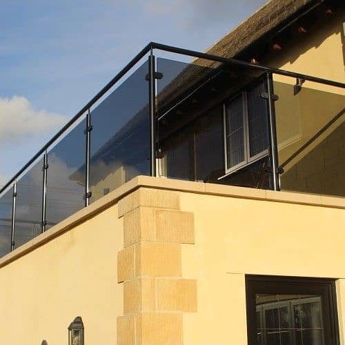 Glass railing / Modern glass railing / Balcony glass railing 11