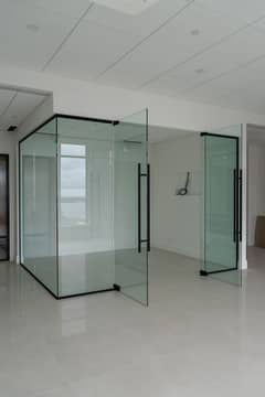 Glass office cabine/glass partition/glass work/glass office partition