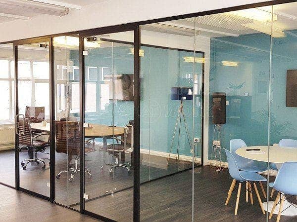 Glass office cabine/glass partition/glass work/glass office partition 1