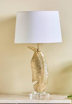 Palm Poly Crystal Table Lamp - 74 cm