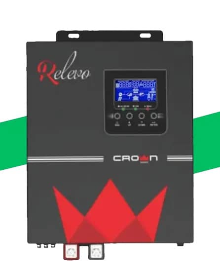 Crown Relevo 1400VA - 1.2 KVA Solar Inverter 0