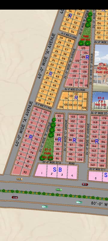 120 Sq Yads Plot with 100% Utilities 0