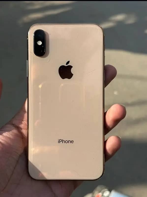 256gb iphone xs all ok golden colour not a single fault 0