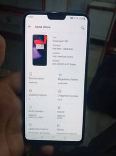 one plus 6 8gb 128 gb all ok