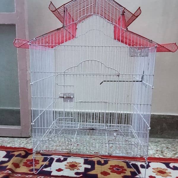 Used cage for parrot 0