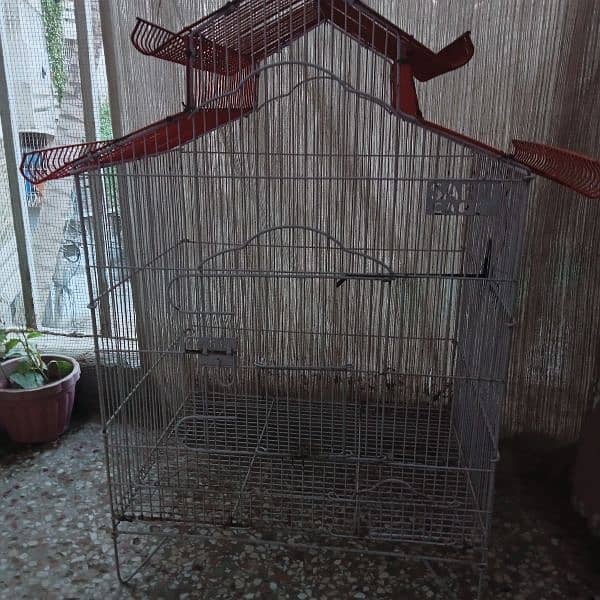 Used cage for parrot 5