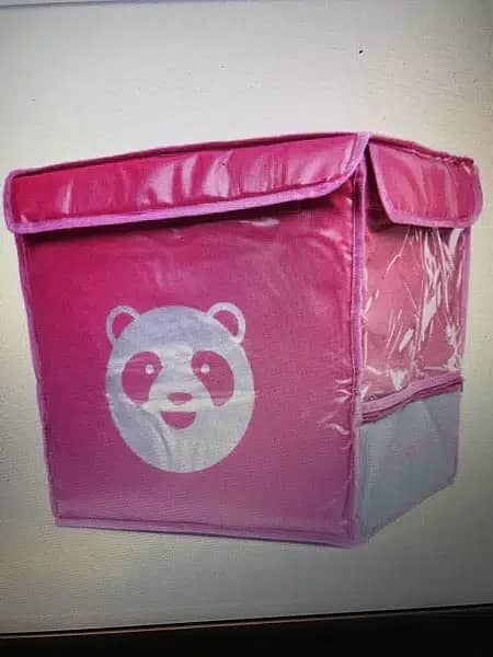 Foodpanda Bag original Condition Untouch 1 time used Bike Delivery Bag 0