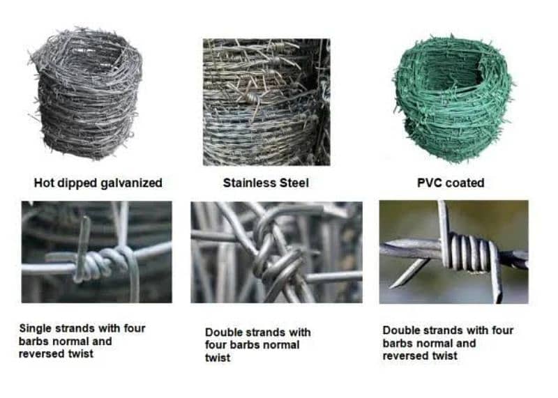 Razor wire - Concertina barbed wire - Electric fence - Chain link 5