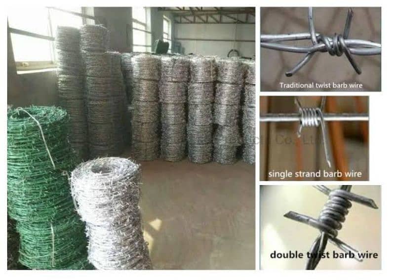 Concertina barbed wire - Electric fence - Chain link - Wire rope 7