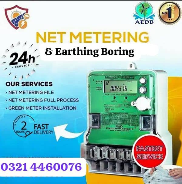 Net Metering Earthing Boring Available Fastest Service Resealable 1