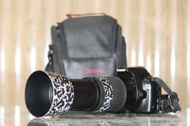 Canon 1100d with 75-300mm lens for sale