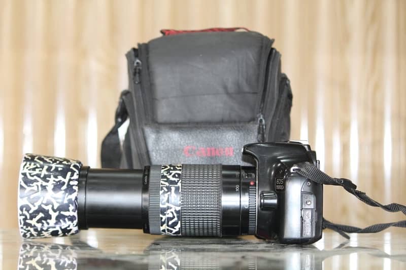 Canon 1100d with 75-300mm lens for sale 2