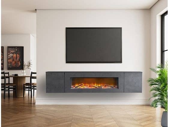 Media Wall/media wall with fire place/PVC Cabinets/home decor 5