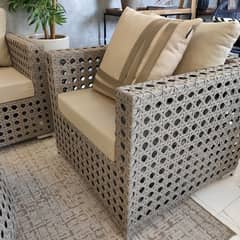 Rattan chair, Terrace balcony outdoor lawn cafe restaurant funrniture