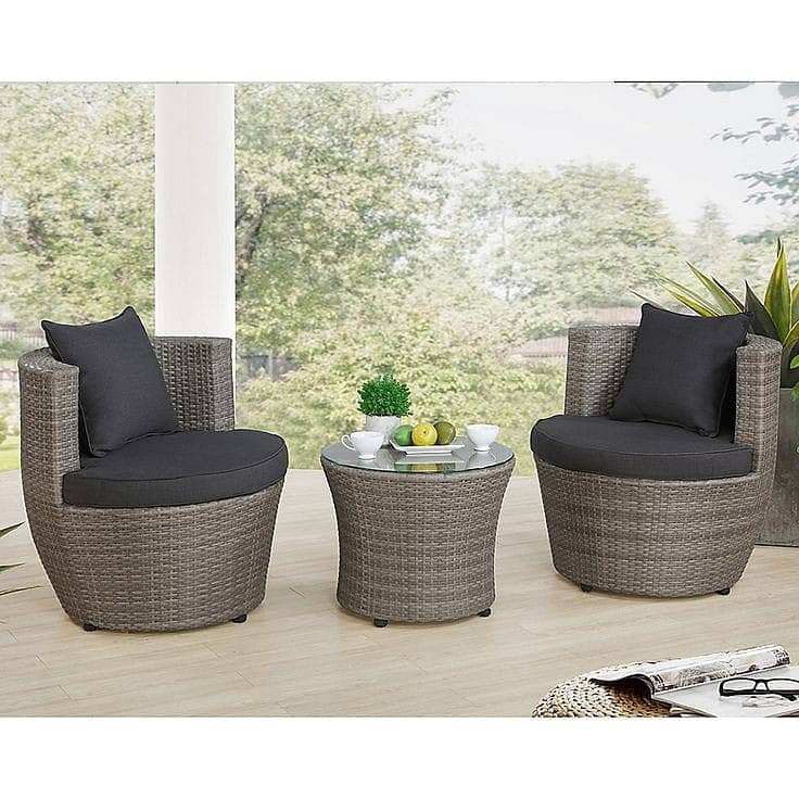 Rattan chair, Terrace balcony outdoor lawn cafe restaurant funrniture 10