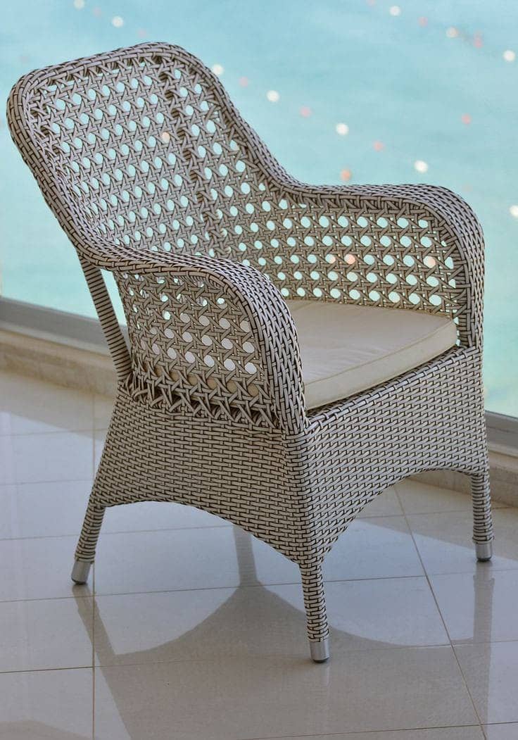 Rattan chair, Terrace balcony outdoor lawn cafe restaurant funrniture 18