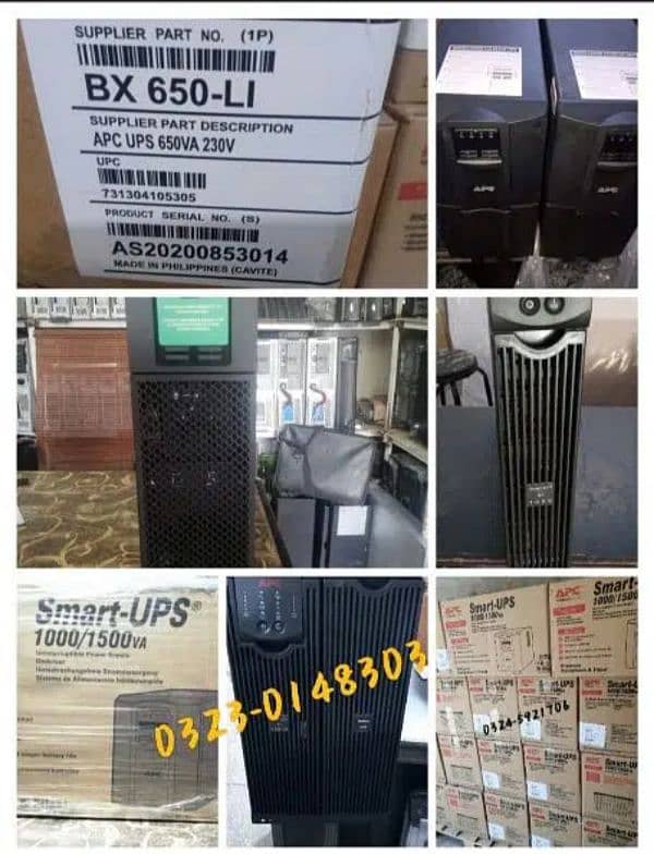 APC SMART UPS 650VA TO 10KVA AVAILABLE 0