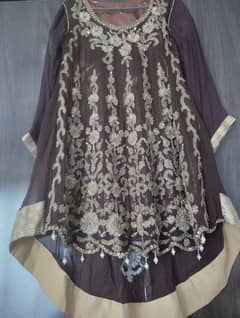 Sharara with long tail shirt( 3 piece )