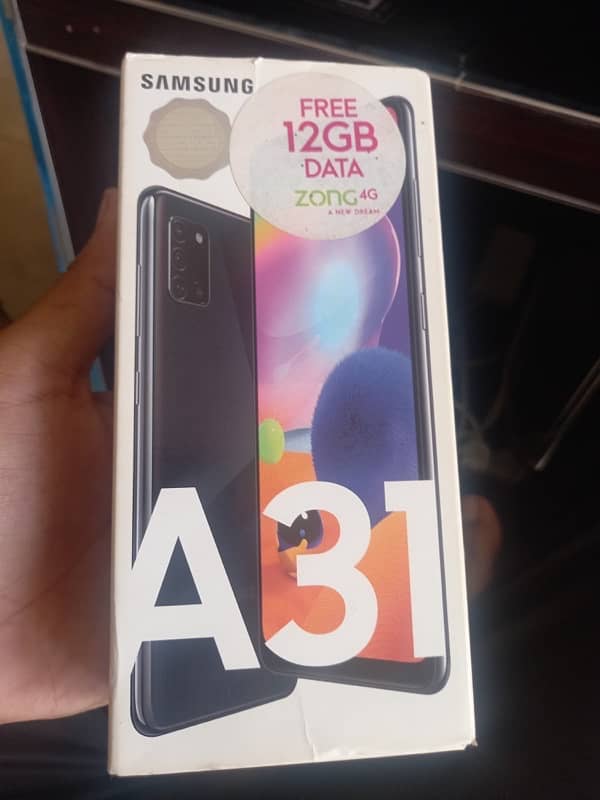 Samsung A31 with box 4/128 Sirf panel change  Exchange possible 3