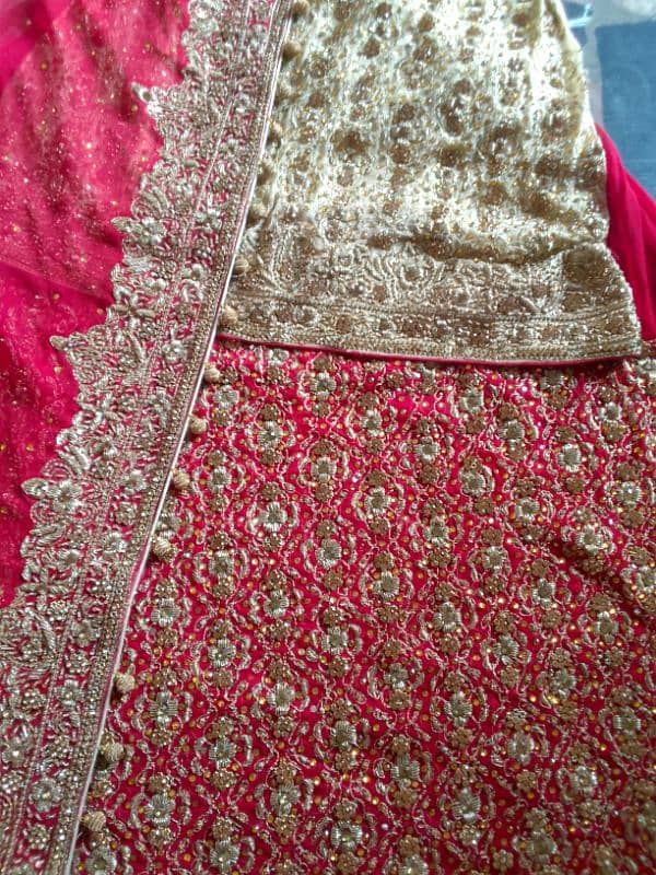 bridal lehenga one time used 4