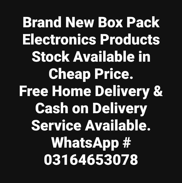 Brand New Box Pack imported Products in Cheap Prices. 0