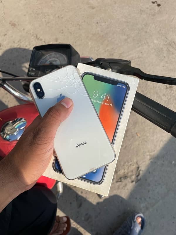 iphone x 64 gb pta proved panel change but original panel installed 0