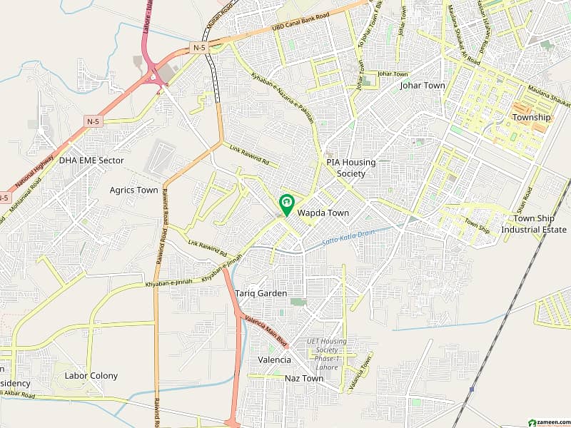 1 Kanal Commercial Plot For sale Available In Khayaban-e-Jinnah Road 0